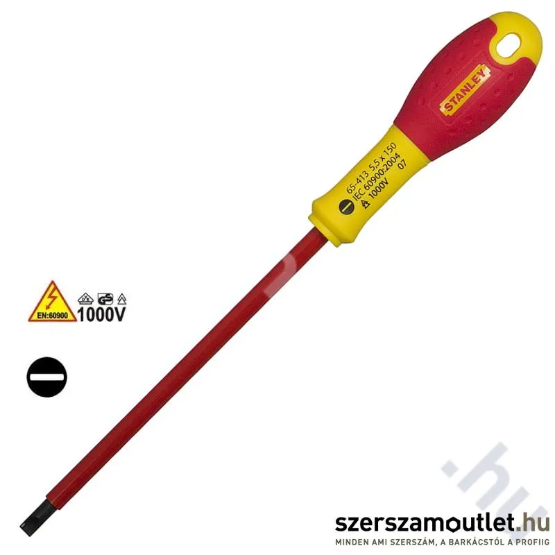 STANLEY FatMax SZIGETELT csavarhúzó lapos 2,5x50mm (0-65-410)