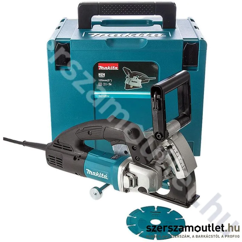 MAKITA SG1251J Falhoronymaró MAKPAC kofferben (1400W/125mm)