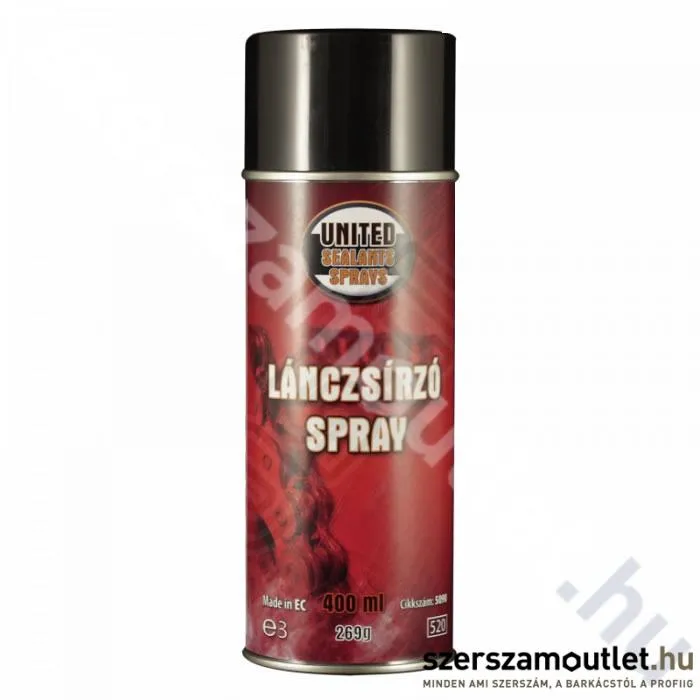 UNITED SEALANTS Jármű és lánczsírzó spray 400ml (US5090)