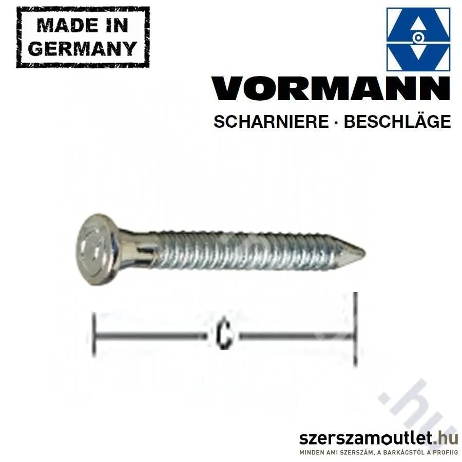 VORMANN Bordásszeg 4x40mm 250db/cs.